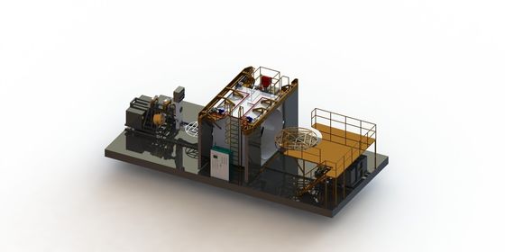 Περιστροφικός φούρνος 3.5m μηχανών Rotomolding σαϊτών