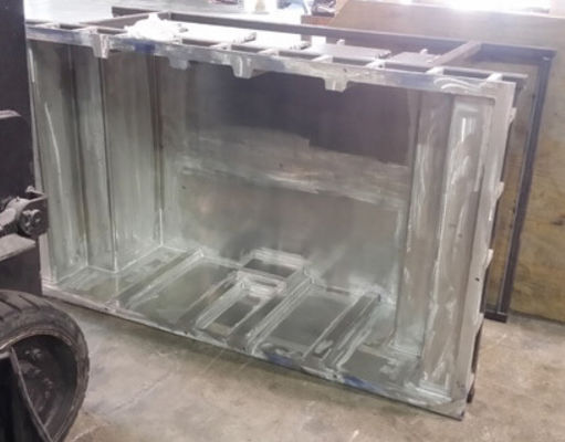 Σχήμα Rotomoulding από κράμα αλουμινίου με προσαρμοσμένη σχεδίαση ομαλής επιφάνειας