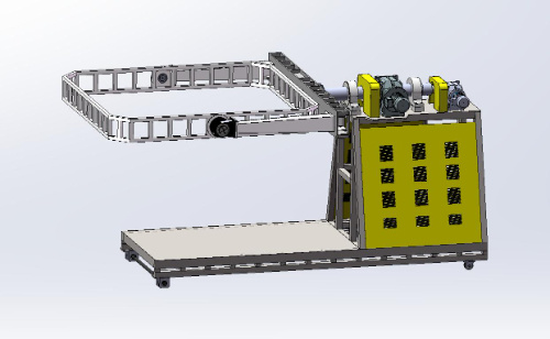 μηχανή σαϊτών Rotomoulding φούρνων 4.5m