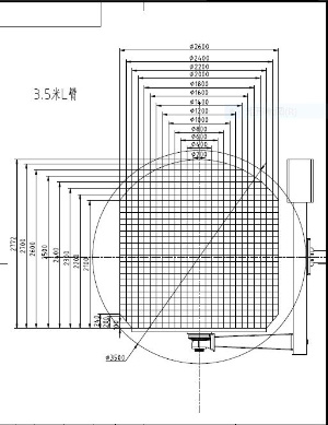 μηχανή σαϊτών Rotomoulding φούρνων 4.5m